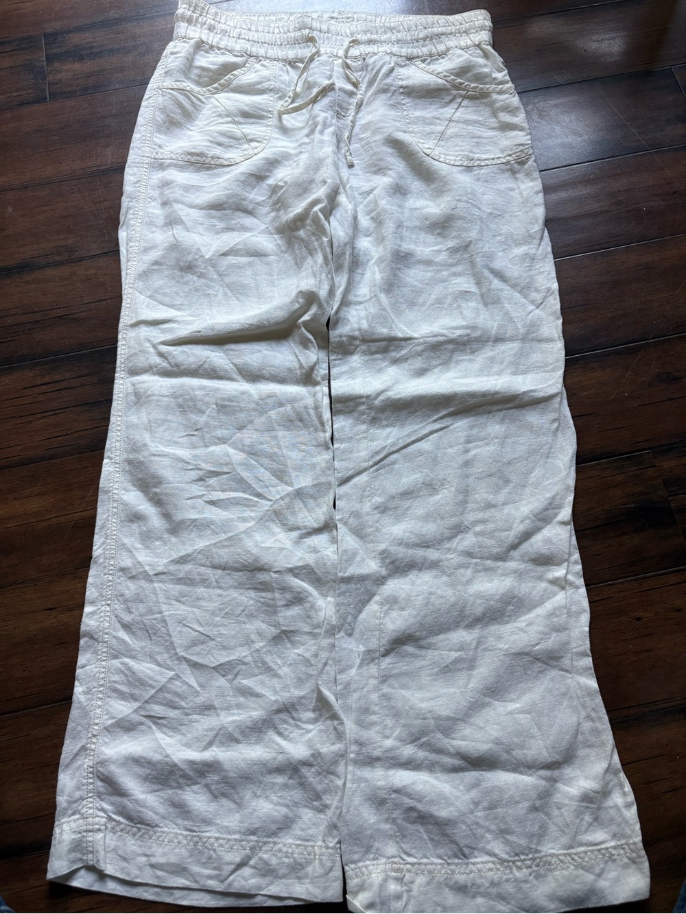 Athleta lakeside linen pants size 10